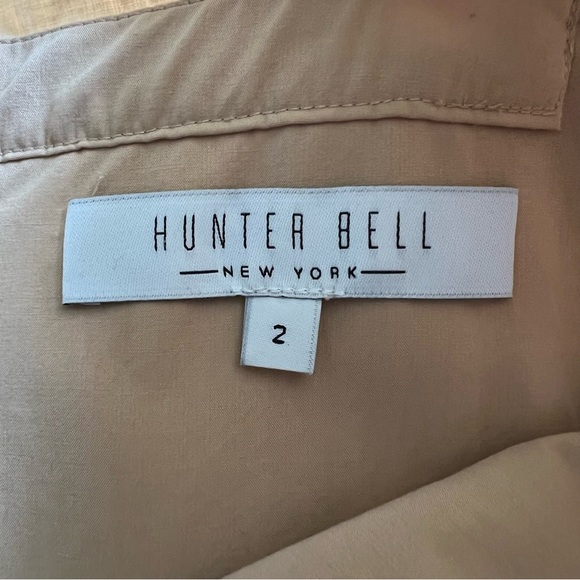 Hunter Bell Ramsey Dress Khaki Size 2 - Picture 10 of 12